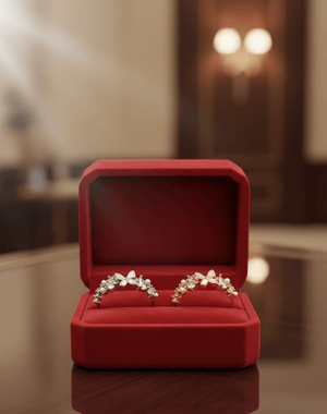 Pearl Butterfly Cluster Ring