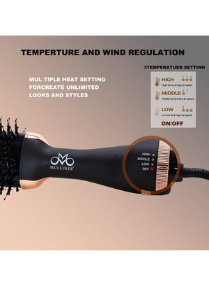 MULLINER - Keratin Hot Air Brush Ⓢ