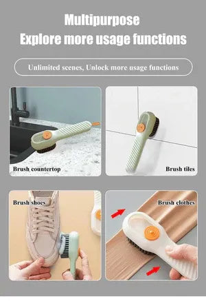 Multipurpose Liquid Dispensing Cleaning Brush