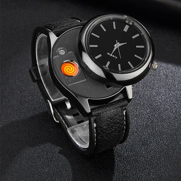 New Military USB Lighter Watch Men's Limited Time Offer